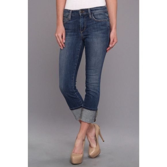 Joe's Jeans Women's Cuffed Crop Jeans Judi Size 29 - Picture 2 of 12